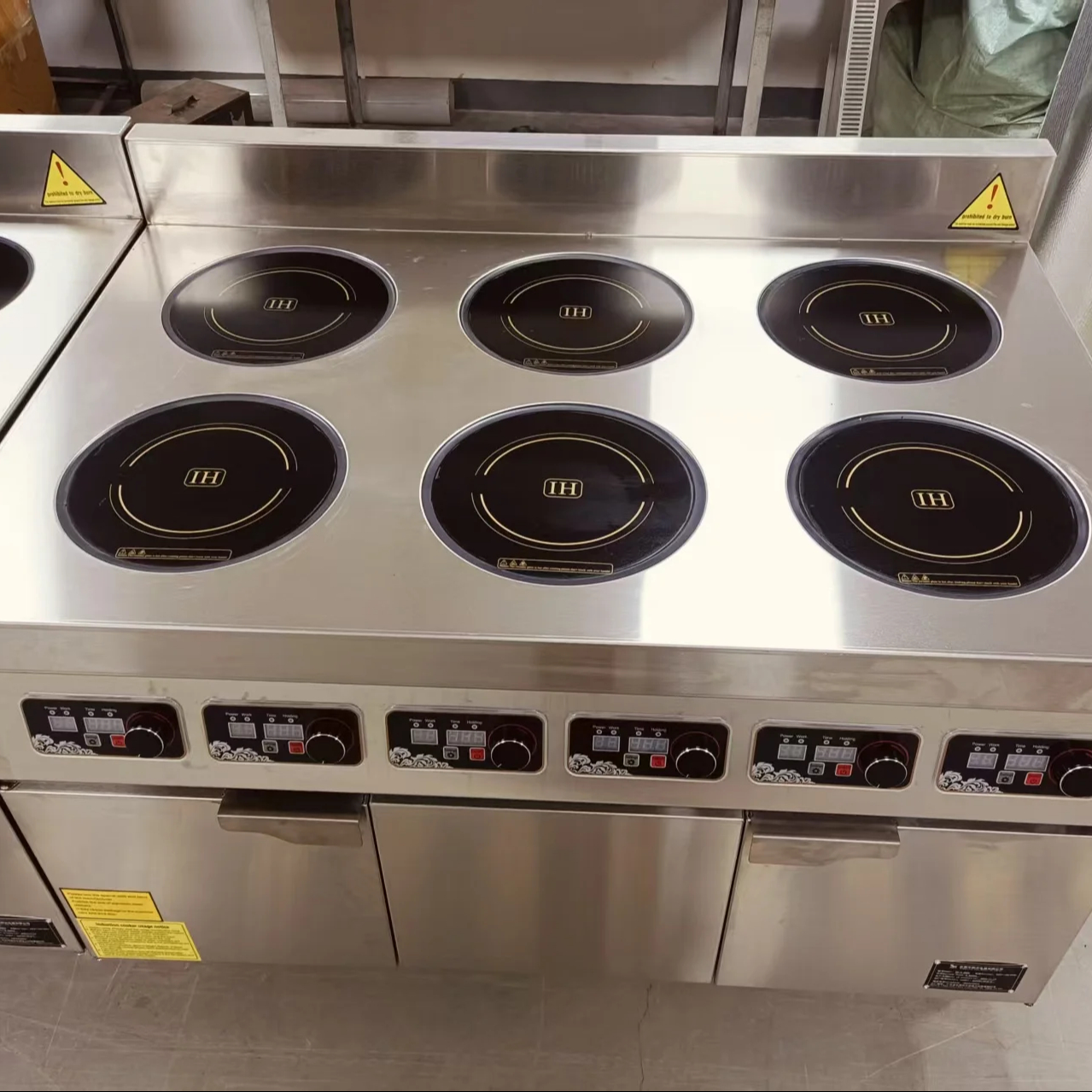 Commercial Kitchen Induction - 6*2.5/3.5kw Restaurant Counter Fit Commercial Induction