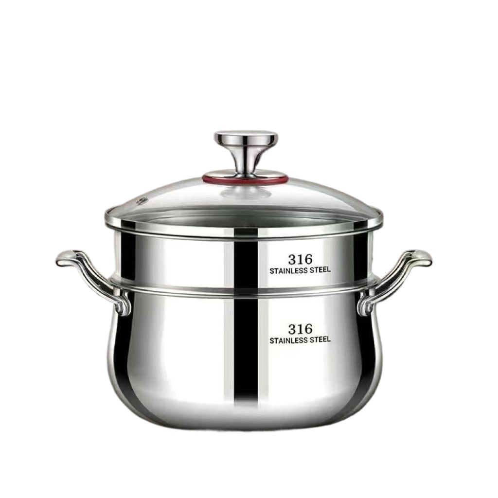 Soup Kettle Warmer - 316extra Thick Stainless Steel Drum-shaped Soup