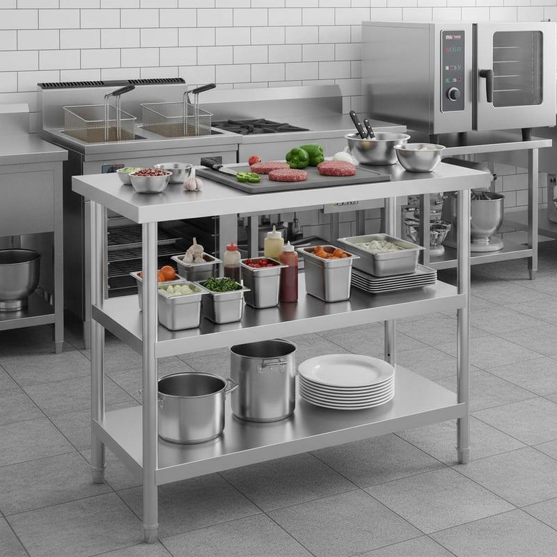Commercial Kitchen Warehouse - Metal Workstation 18 x 36 x