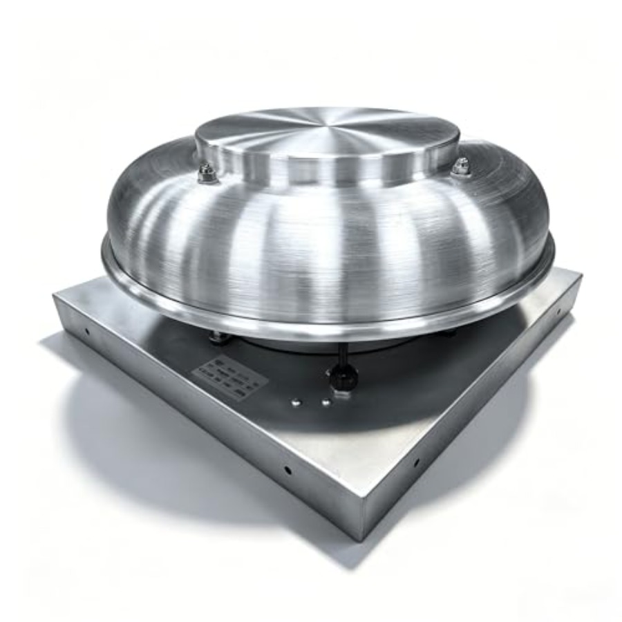 Commercial Kitchen Warehouse - Roof Exhaust Fan, 1500CFM Aluminum, Weatherproof