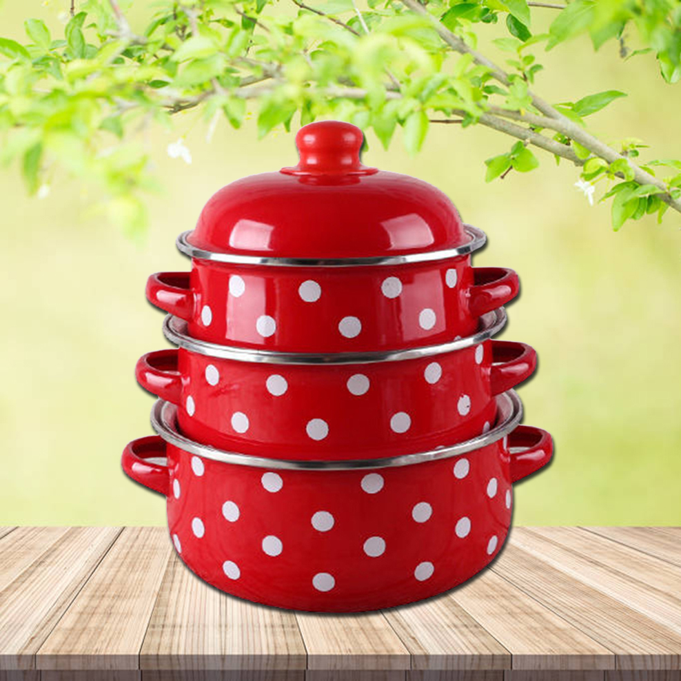 16/18/20CM Double Ears Speckle – Soup Kettle Warmer Bewertung und Preis