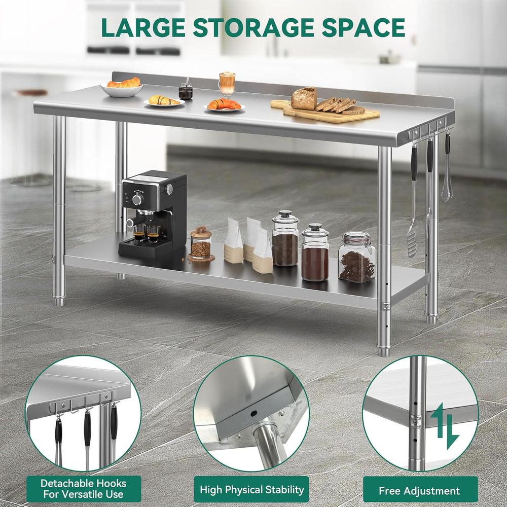 Heavy Duty Stainless Steel Wor – Commercial Kitchen Warehouse Bewertung und Preis