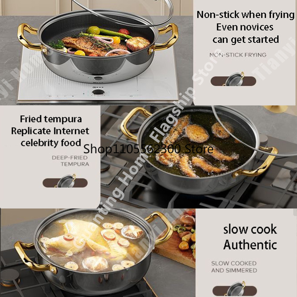 30cm Stainless Steel Soup Pot  – Soup Kettle Warmer Bewertung und Preis