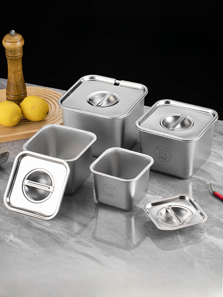 Square 36 Stainl Steel Seasoni – Commercial Kitchen Utensil Storage Bewertung und Preis
