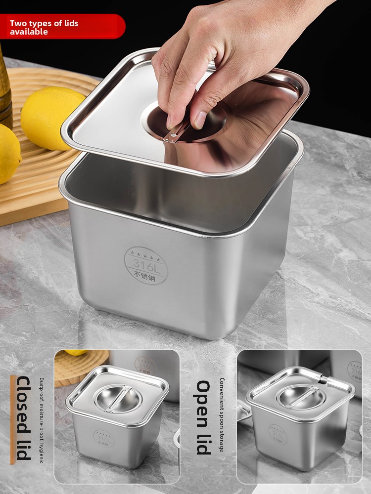 Square 36 Stainl Steel Seasoni – Commercial Kitchen Utensil Storage Bewertung und Preis