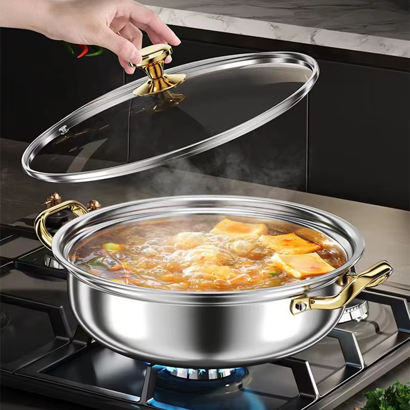 30cm Stainless Steel Soup Pot  – Soup Kettle Warmer Bewertung und Preis
