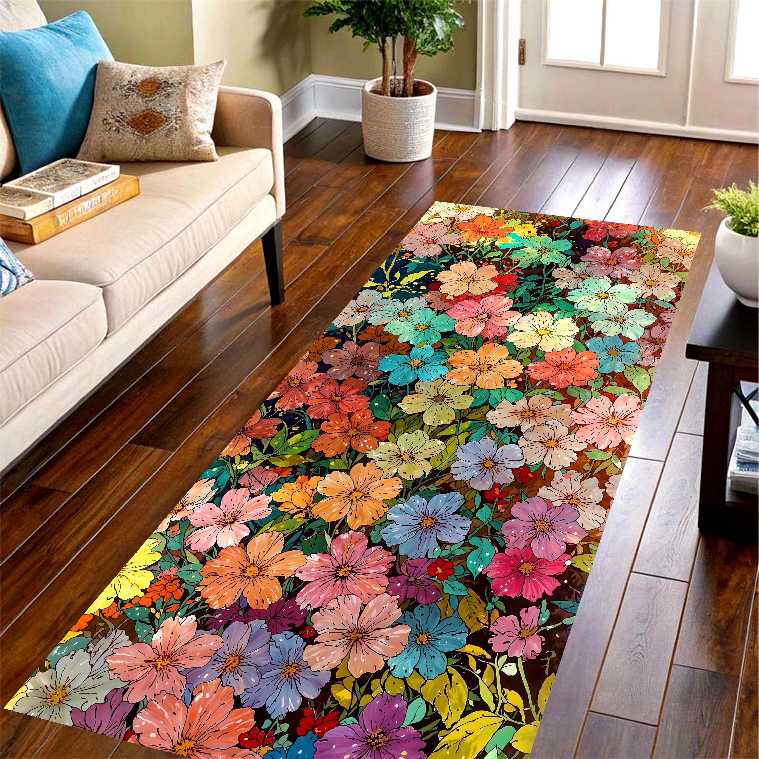 Light Green Mixed Wild Floral  – Commercial Kitchen Mats Anti Fatigue Bewertung und Preis