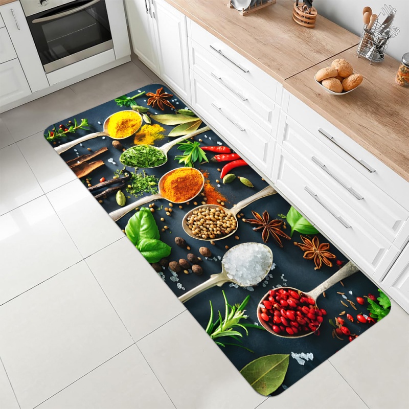 Kitchen Spice Herb Print Runne – Commercial Kitchen Mats Anti Fatigue Bewertung und Preis