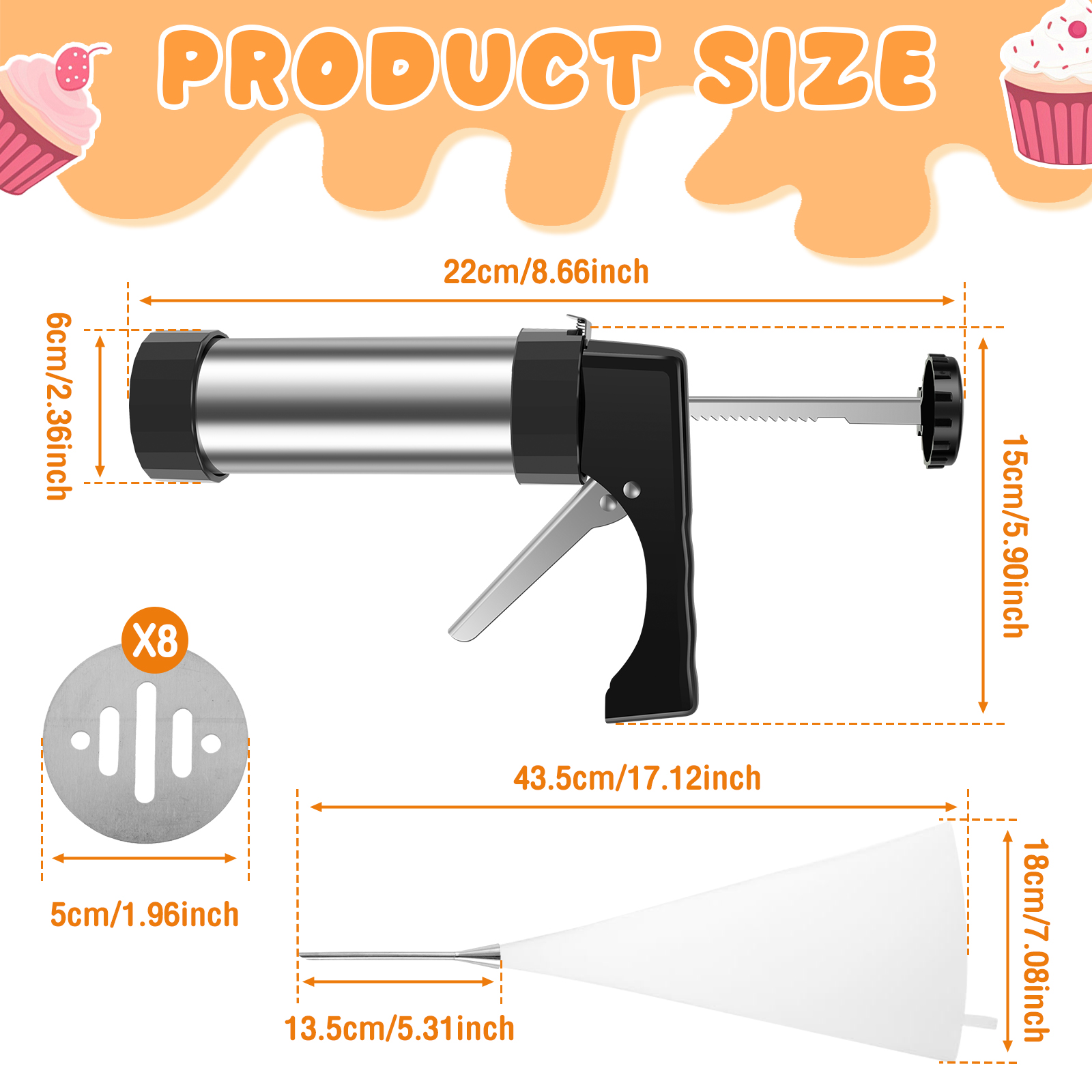Stainless Steel Cookie Gun Chu – Donut Making Machine Bewertung und Preis