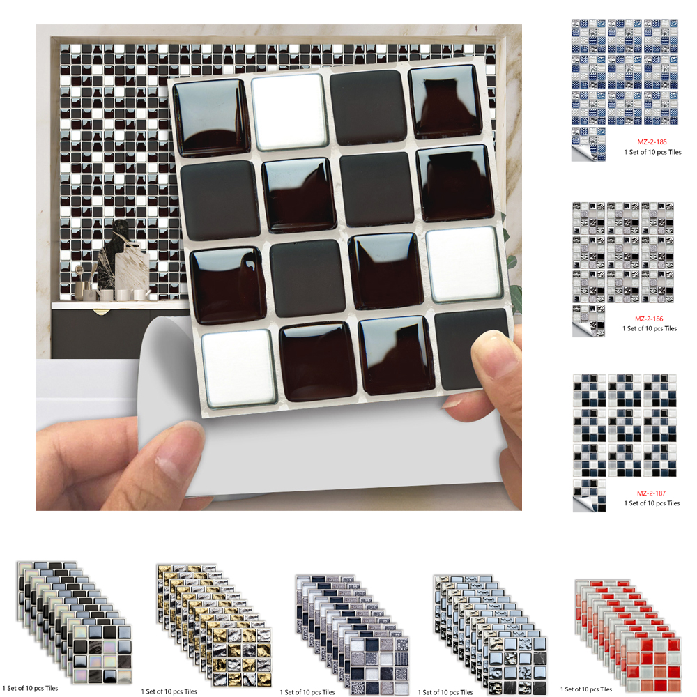 Black & White Marble Mosaic Ti – Commercial Kitchen Tiles Bewertung und Preis