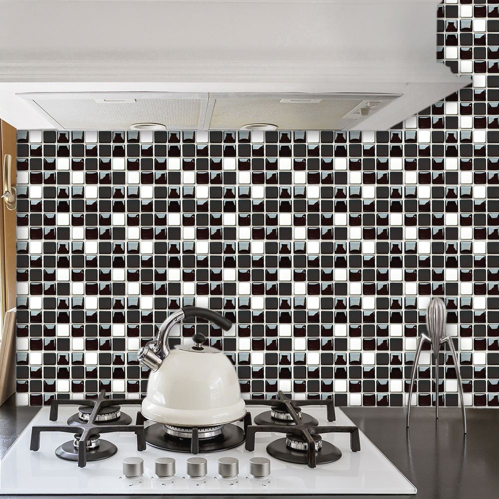 Black & White Marble Mosaic Ti – Commercial Kitchen Tiles Bewertung und Preis