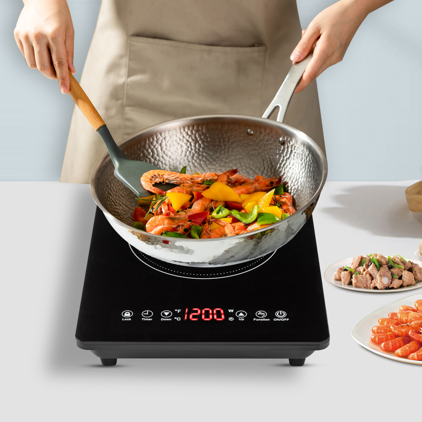 1800W Induction Cooktop Hot Pl – Commercial Kitchen Induction Bewertung und Preis