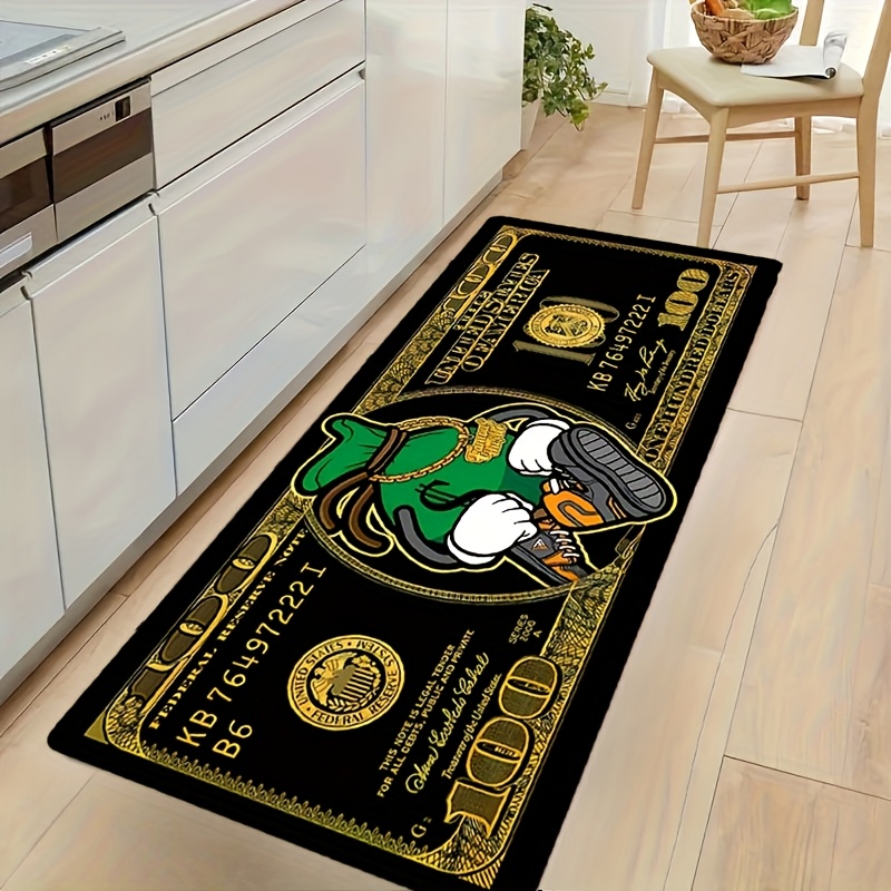 $100 Bill Pattern Area Rug,Sof – Commercial Kitchen Ideas Bewertung und Preis