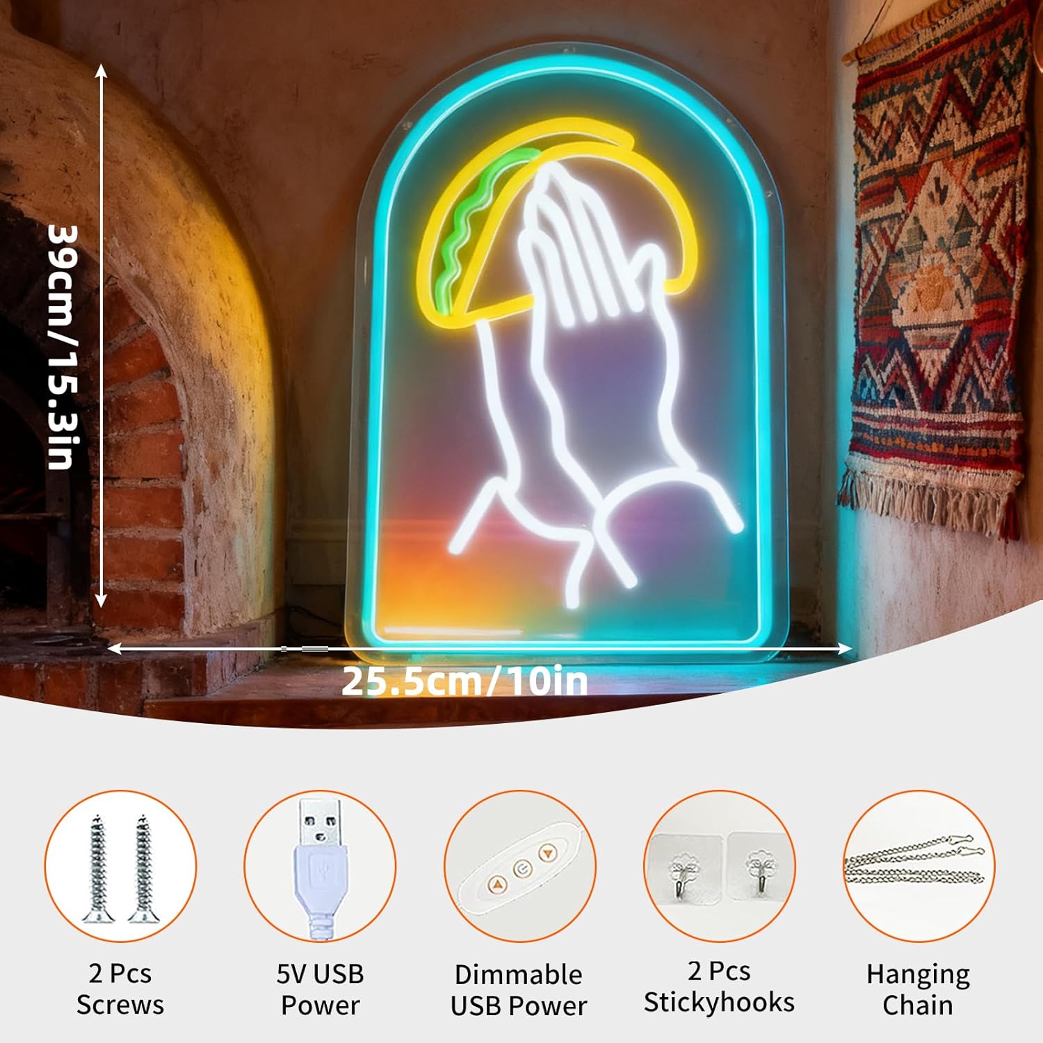 Taco LED Neon Sign LED Wall Li – Commercial Kitchen Ideas Bewertung und Preis