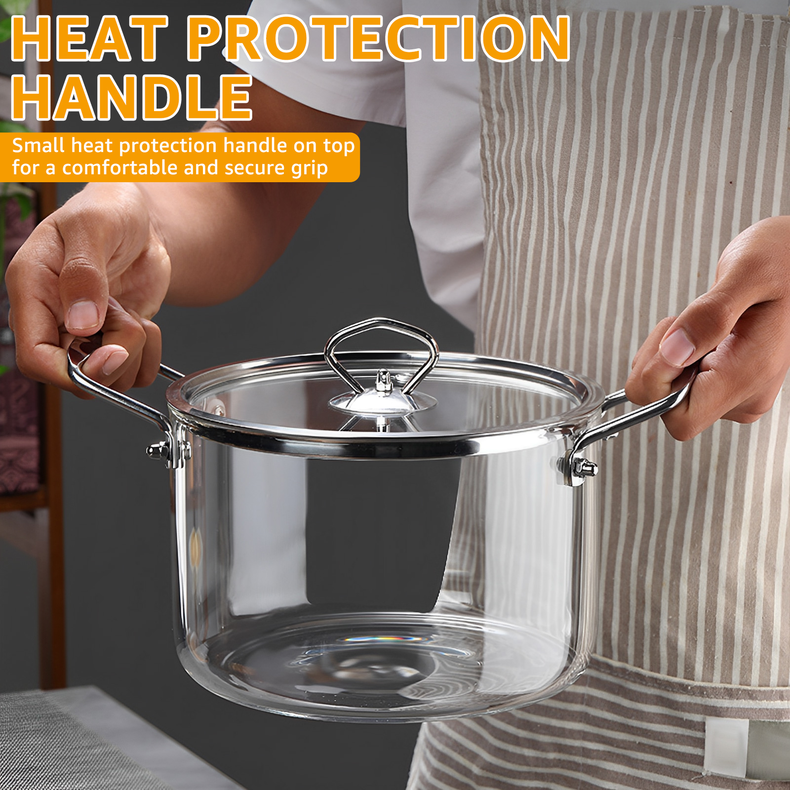 2.5L/3.5L Glass Cooking Pot wi – Soup Kettle Warmer Bewertung und Preis