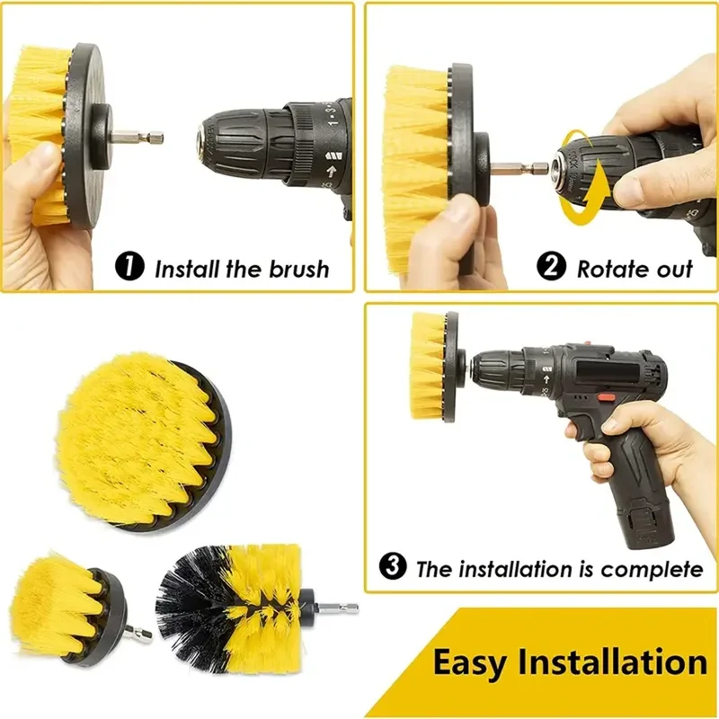 3 pcs/set drill brush set powe – Commercial Kitchen Tiles Bewertung und Preis