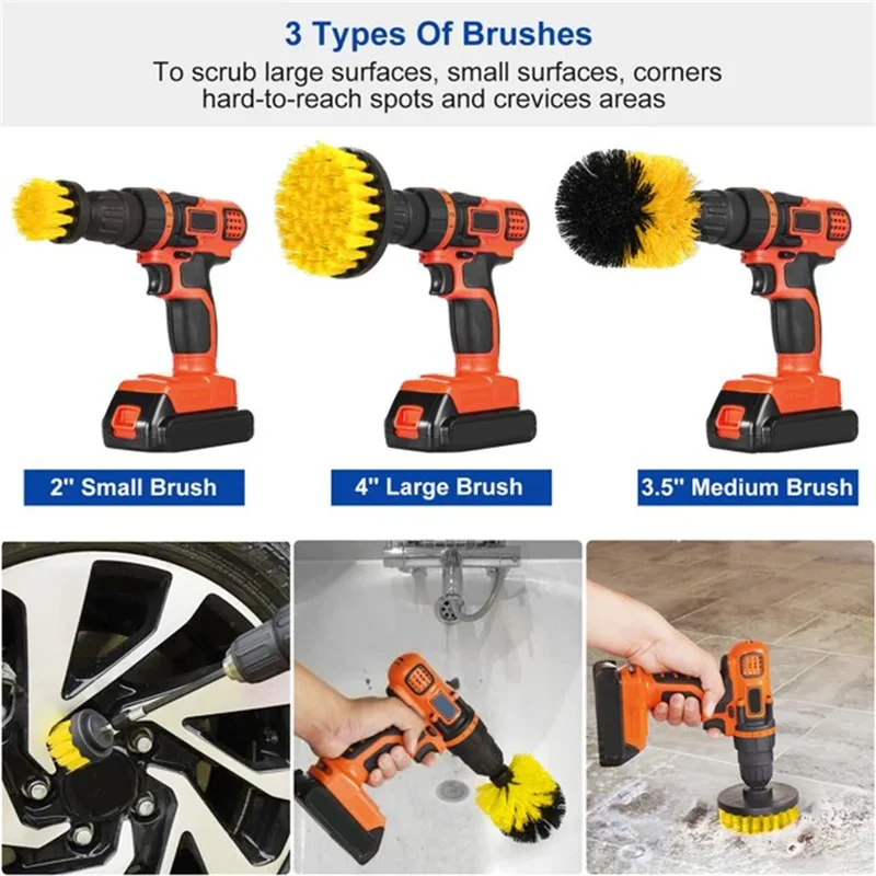 3 pcs/set drill brush set powe – Commercial Kitchen Tiles Bewertung und Preis