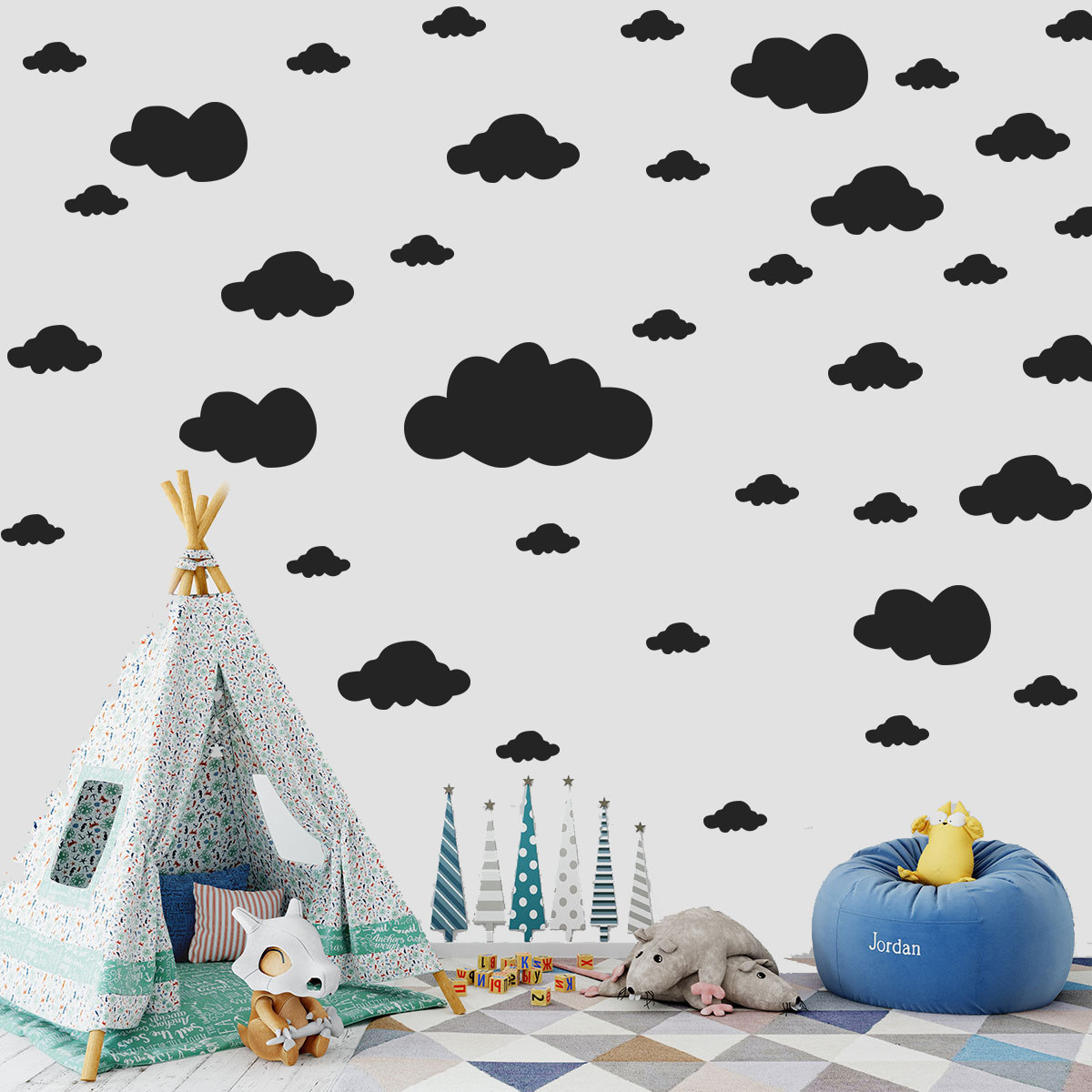68 Pcs DIY Clouds Wall Sticker – Commercial Kitchen Tiles Bewertung und Preis