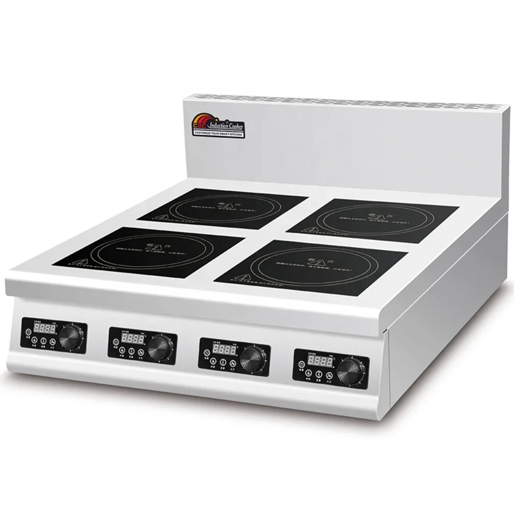 4 Burner Flat Industrial Comme – Commercial Kitchen Induction Bewertung und Preis