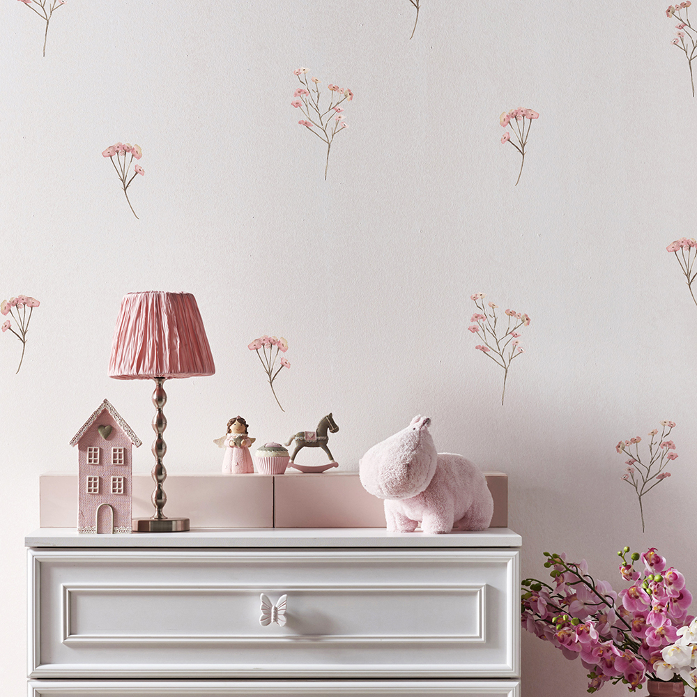 Pink  Watercolor Flower Wall S – Commercial Kitchen Tiles Bewertung und Preis