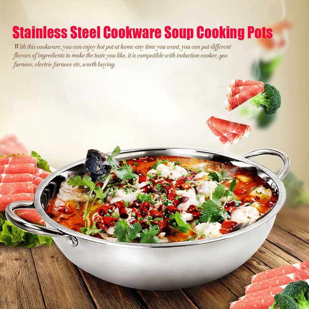30CM Stainless Steel Hot Pot I – Soup Kettle Warmer Bewertung und Preis