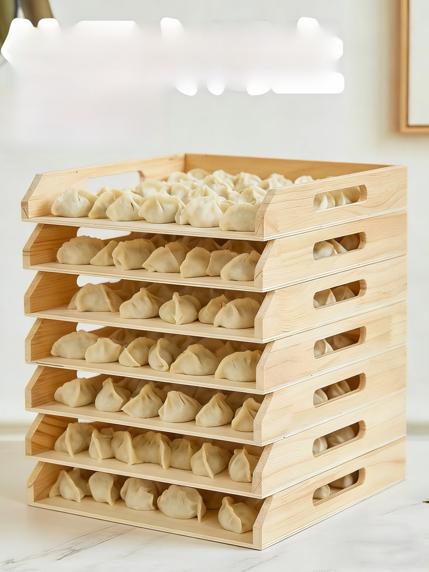 Wooden Multi-Layer Dumpling Tr – Commercial Kitchen Utensil Storage Bewertung und Preis