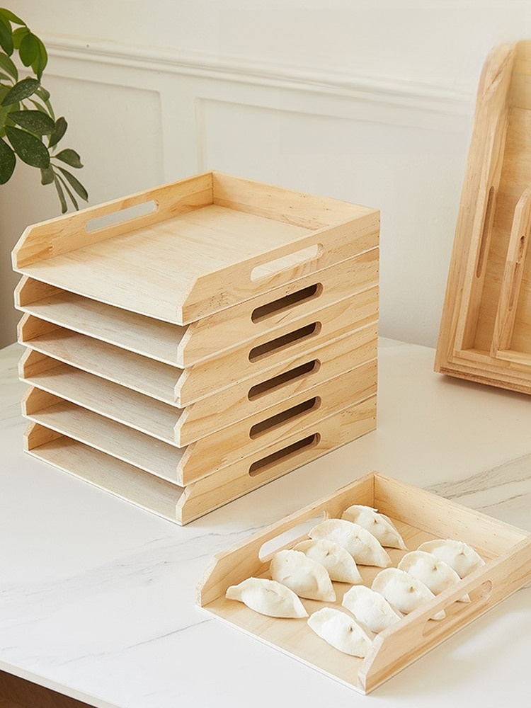 Wooden Multi-Layer Dumpling Tr – Commercial Kitchen Utensil Storage Bewertung und Preis