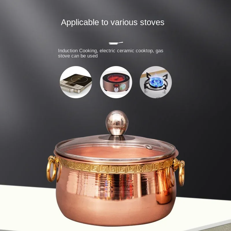 Pure copper thickened restaura – Soup Kettle Warmer Bewertung und Preis