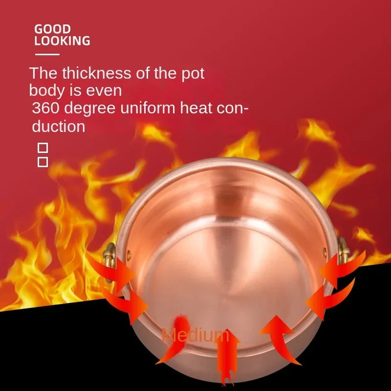 Pure copper thickened restaura – Soup Kettle Warmer Bewertung und Preis