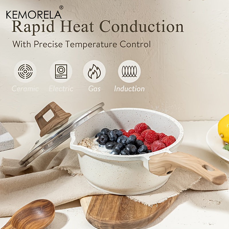 KEMORELA 1PC Nonstick Saucepan – Soup Kettle Warmer Bewertung und Preis
