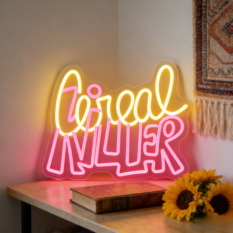 Cereal Killer Yellow Pink LED  – Commercial Kitchen Ideas Bewertung und Preis