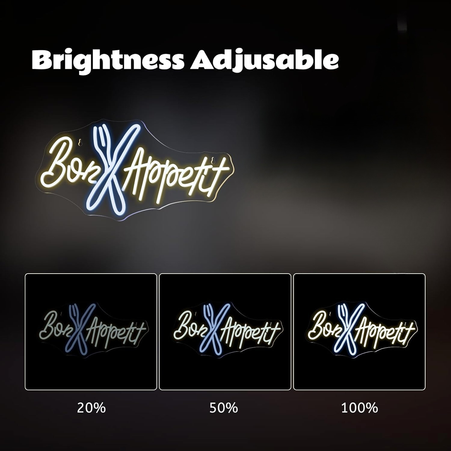 Bon Appétit Neon Sign Good App – Commercial Kitchen Ideas Bewertung und Preis