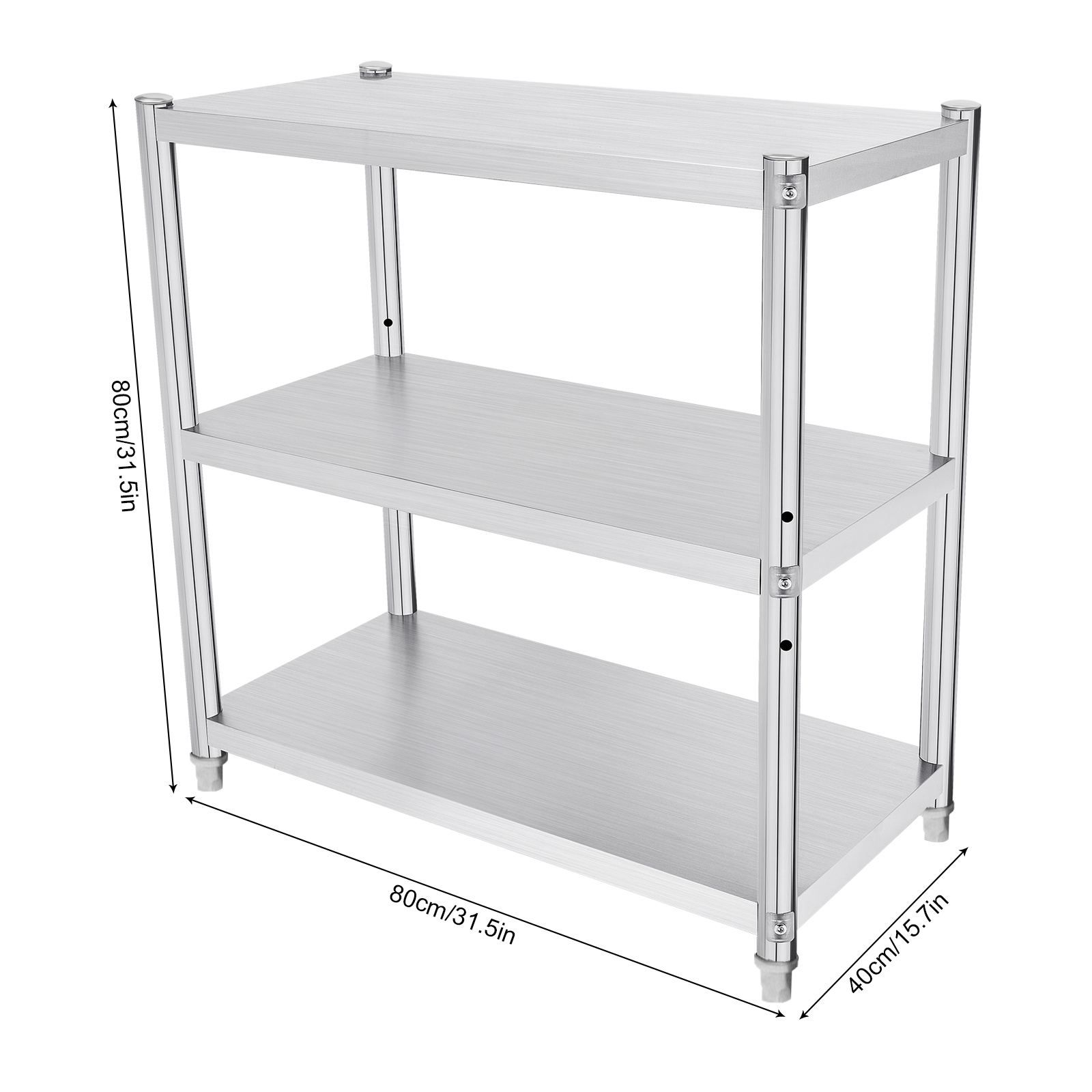 3-Tiers Kitchen Shelf Stainles – Commercial Kitchen Warehouse Bewertung und Preis