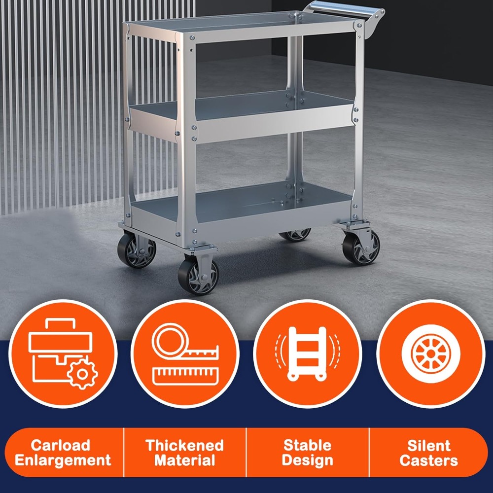 1100 lbs Heavy Duty 3-Tier Uti – Commercial Kitchen Warehouse Bewertung und Preis