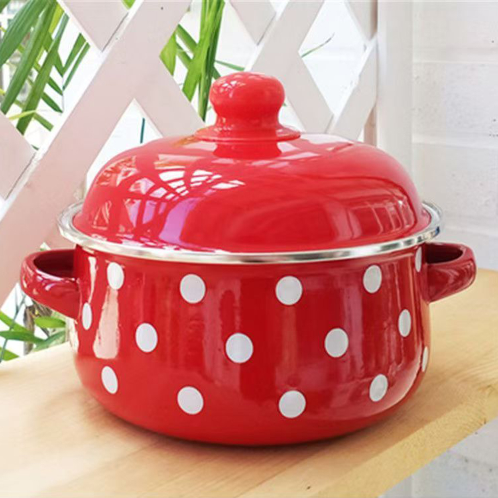 Porcelain enameled soup pot wi – Soup Kettle Warmer Bewertung und Preis