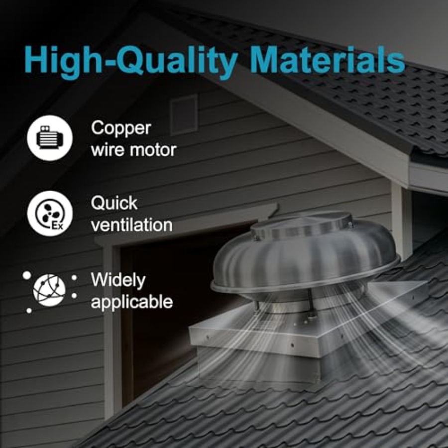 Roof Exhaust Fan, 1500CFM Alum – Commercial Kitchen Warehouse Bewertung und Preis