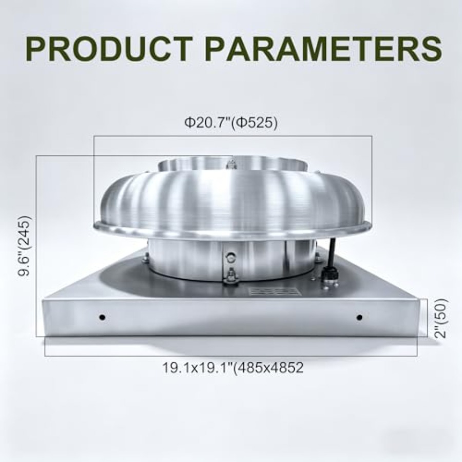 Roof Exhaust Fan, 1500CFM Alum – Commercial Kitchen Warehouse Bewertung und Preis